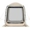 Beige 300D Oxford Pop Up Screen Tent 4-6 Person Instant Canopy